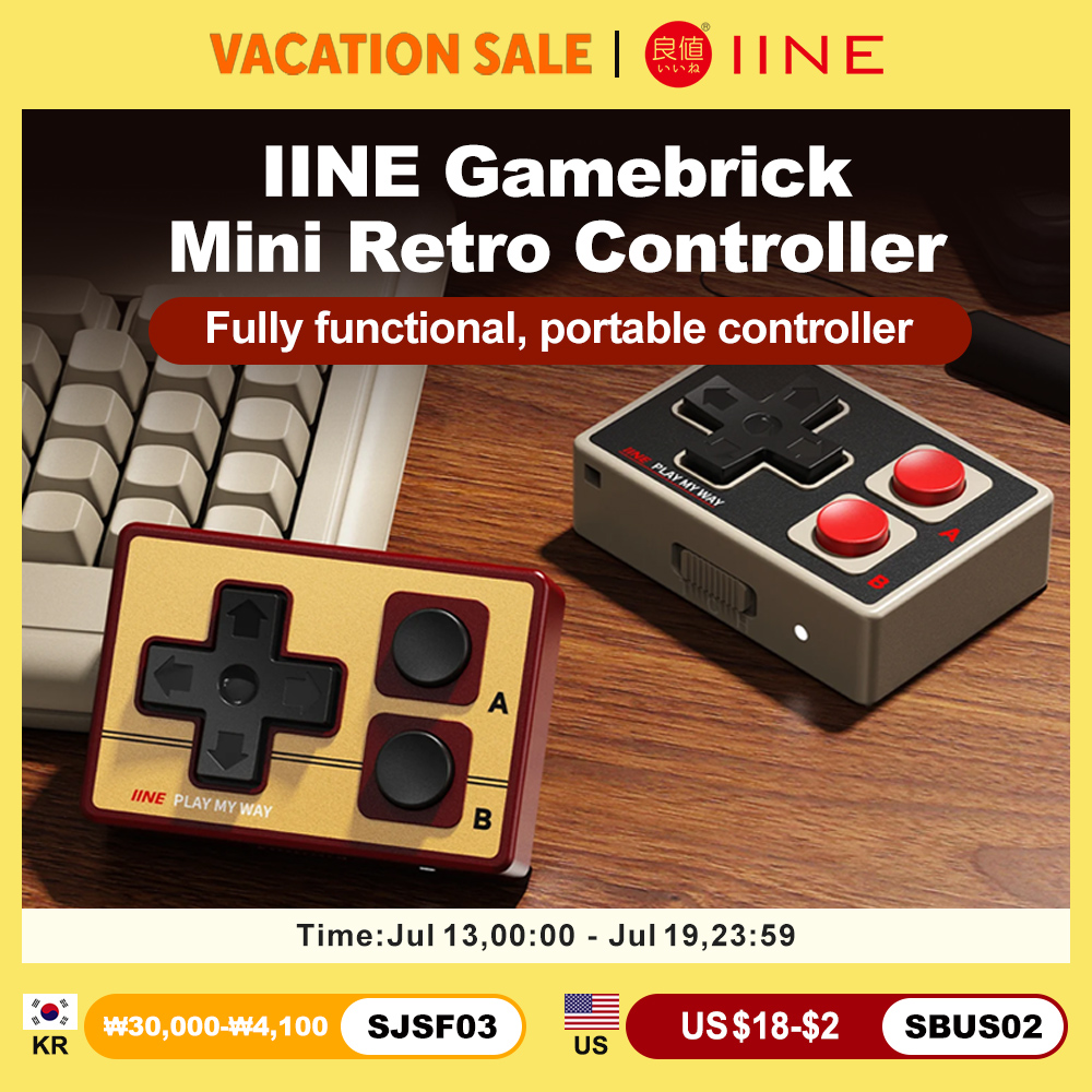 Retro Gaming System - IINE Mini Controller for iOS Android