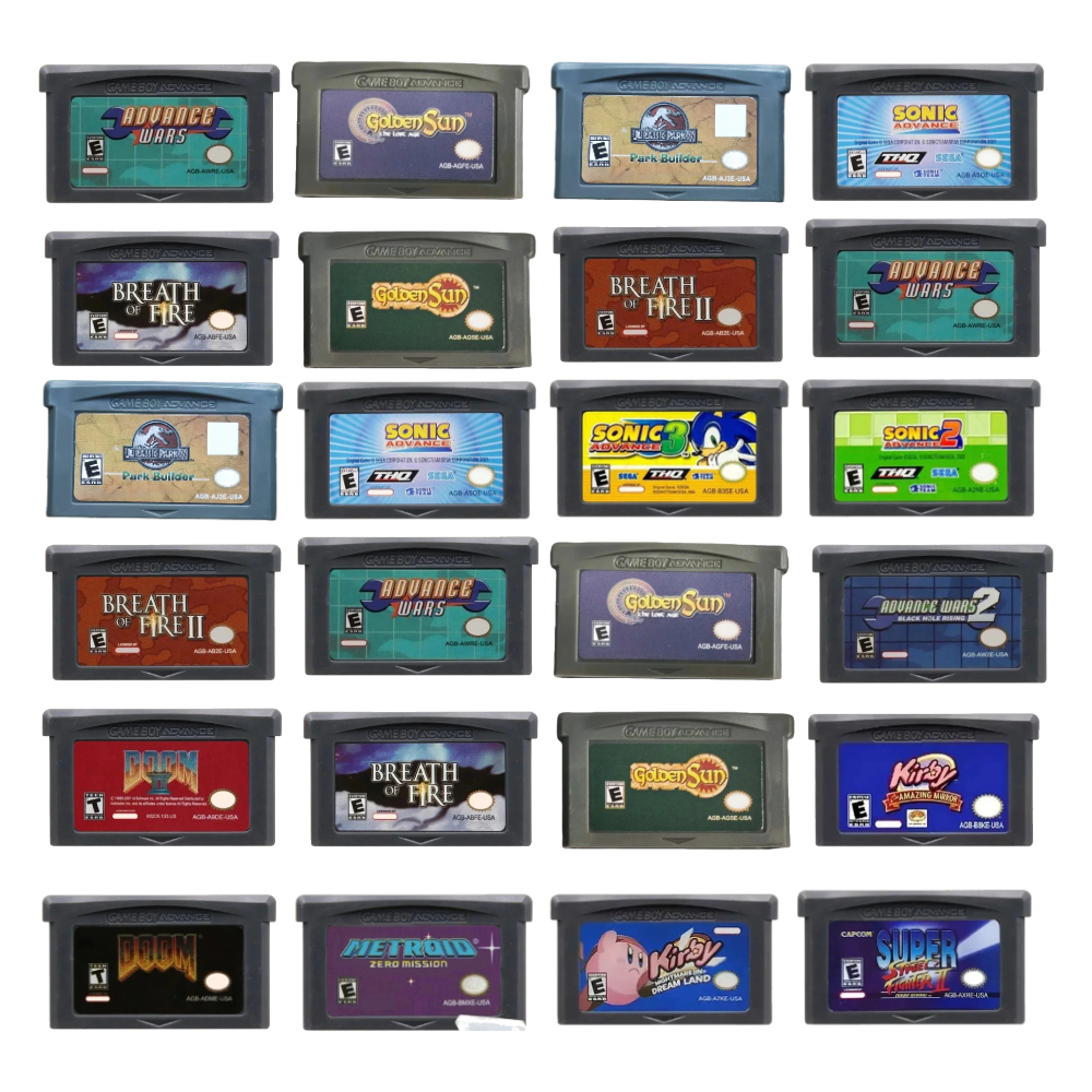 Retro Gaming Videos - Classic GBA Game Cartridge Kirby Wars