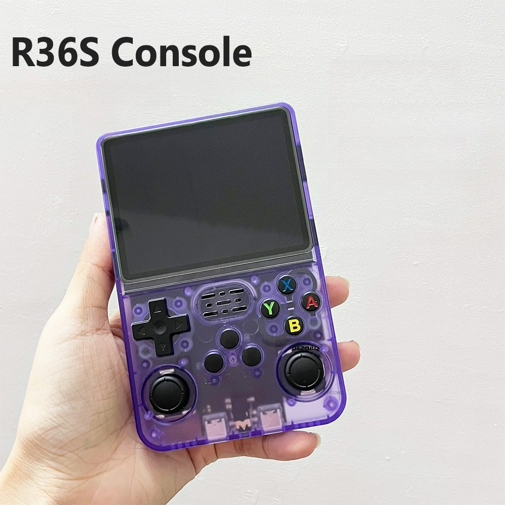 Retro Gaming R36S - R36S Retro Games Console 3.5-Inch IPS