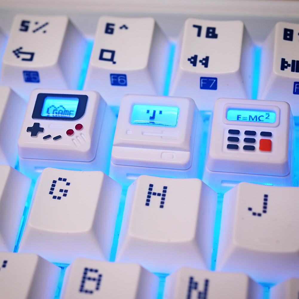 Retro Gaming Videos - K-04 3-in-1 Transparent Gaming Mechanical Keyboard