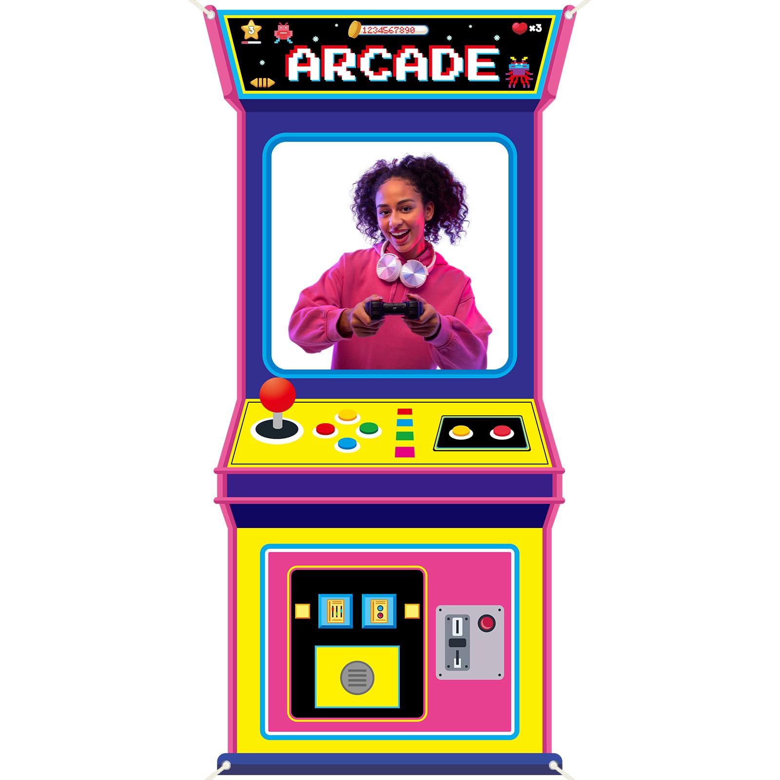 Retro Video Gaming Fabric Arca - Retro Gaming Videos avaliação e preço