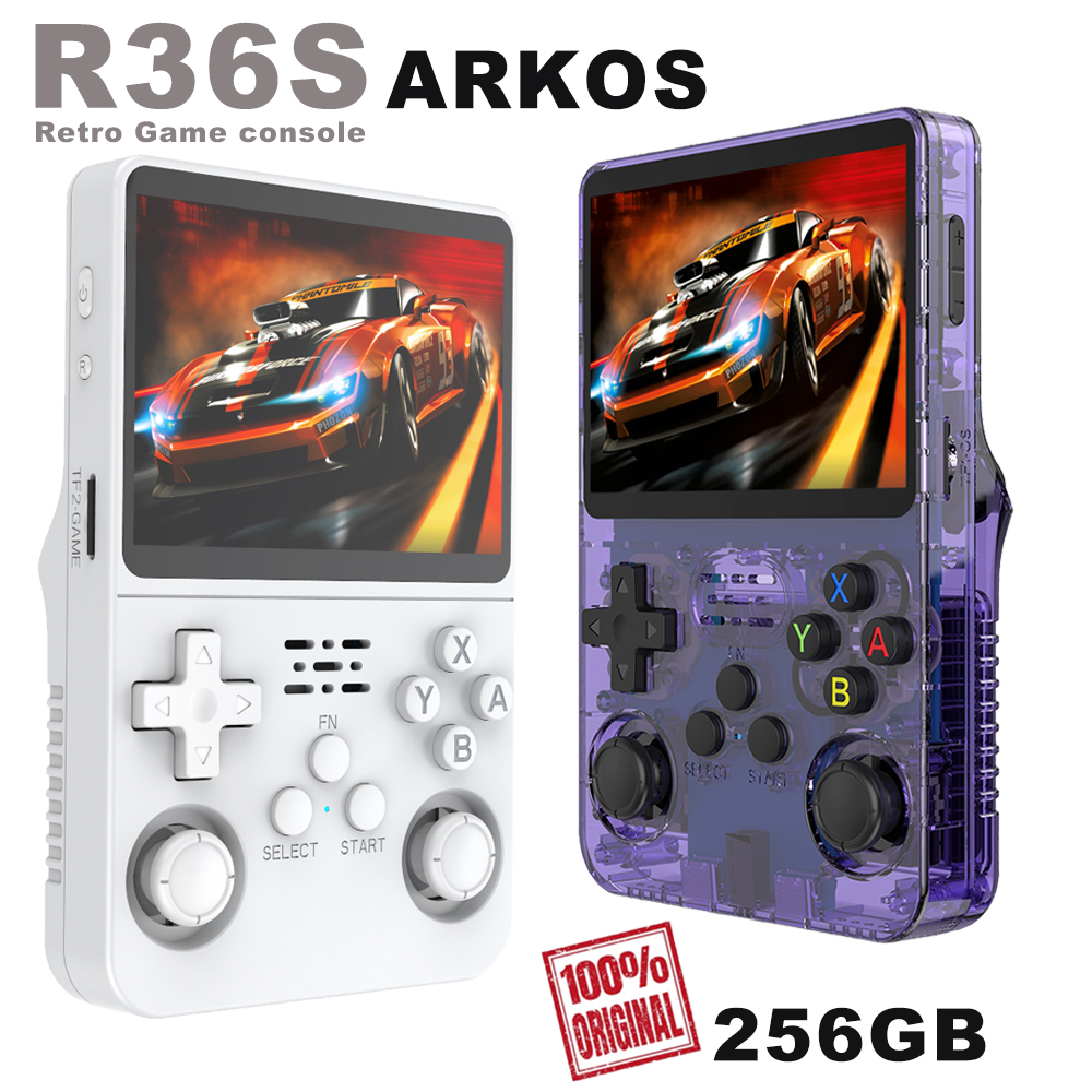 BOYHOM 256G Open Source R36S R - Retro Gaming Linux avaliação e preço