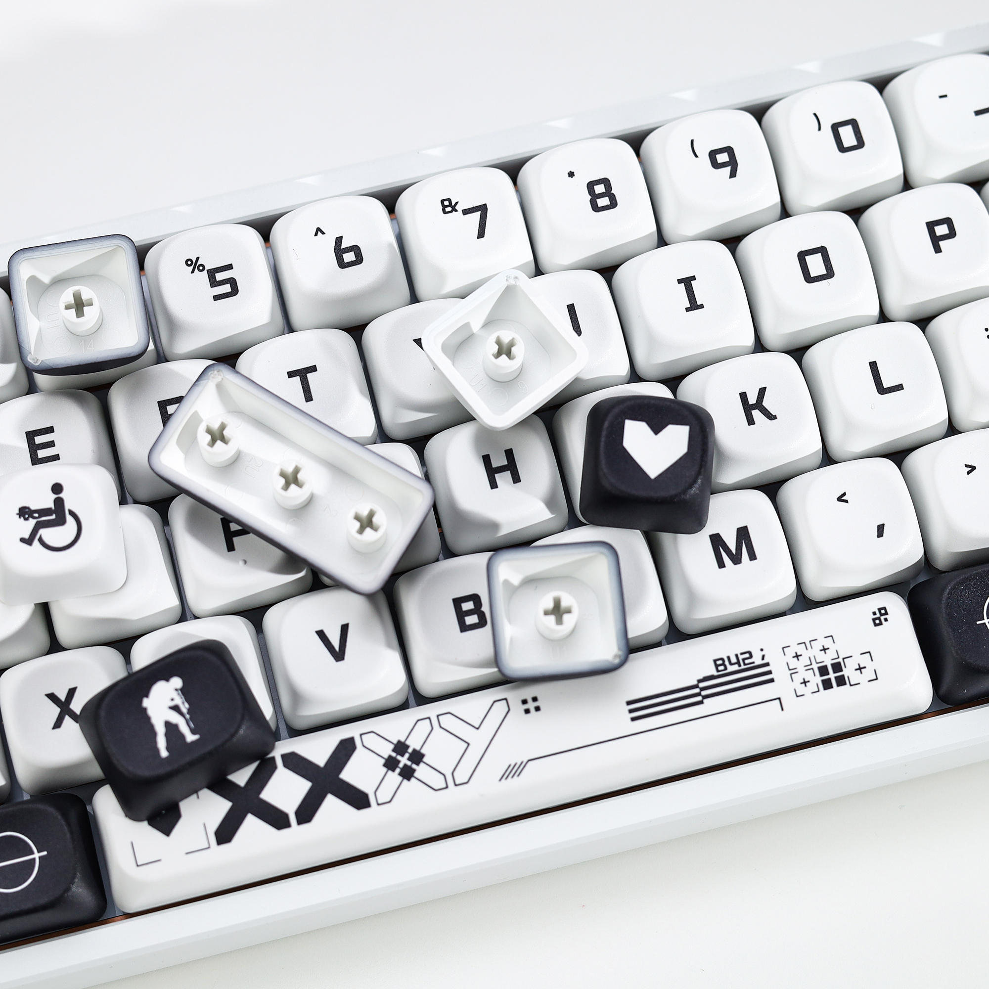 KBDiy PrintStream Keycaps csgo - Retro Gaming Keycaps avaliação e preço