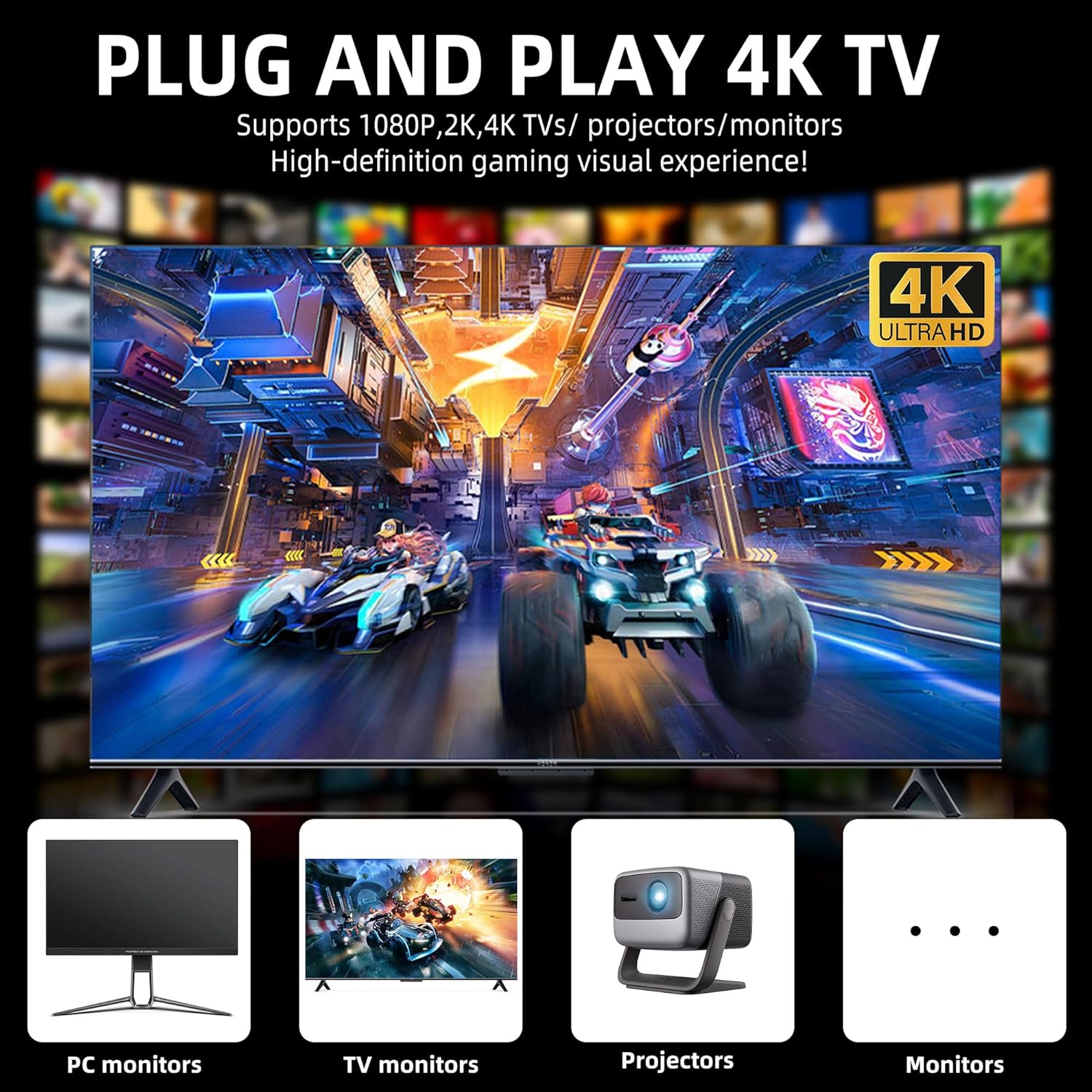 2026 Retro Gaming Console, 4K  - Retro Gaming System avaliação e preço