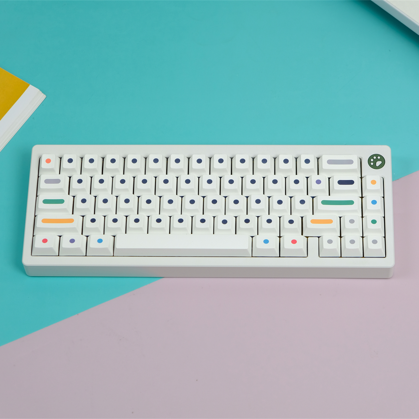 PBT Keycap GMK Dots Keycaps Ch - Retro Gaming Keycaps avaliação e preço