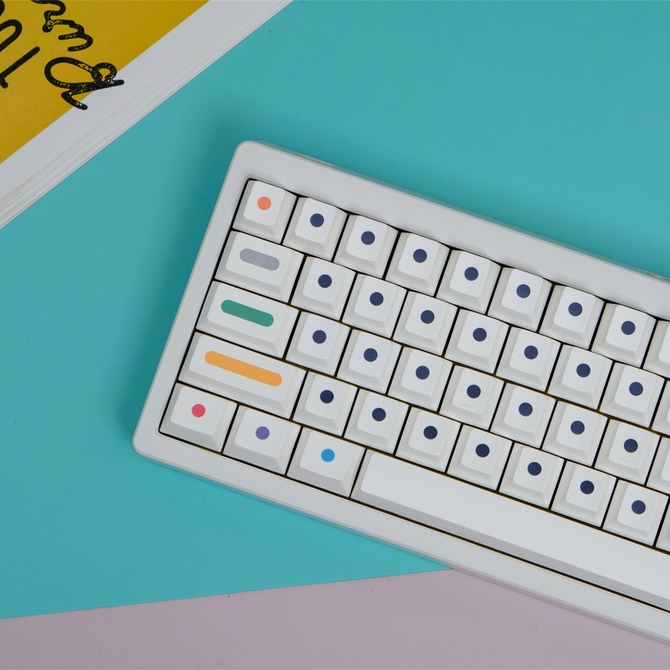PBT Keycap GMK Dots Keycaps Ch - Retro Gaming Keycaps avaliação e preço