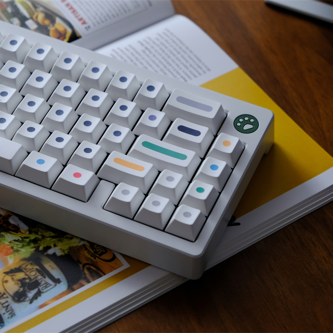 PBT Keycap GMK Dots Keycaps Ch - Retro Gaming Keycaps avaliação e preço