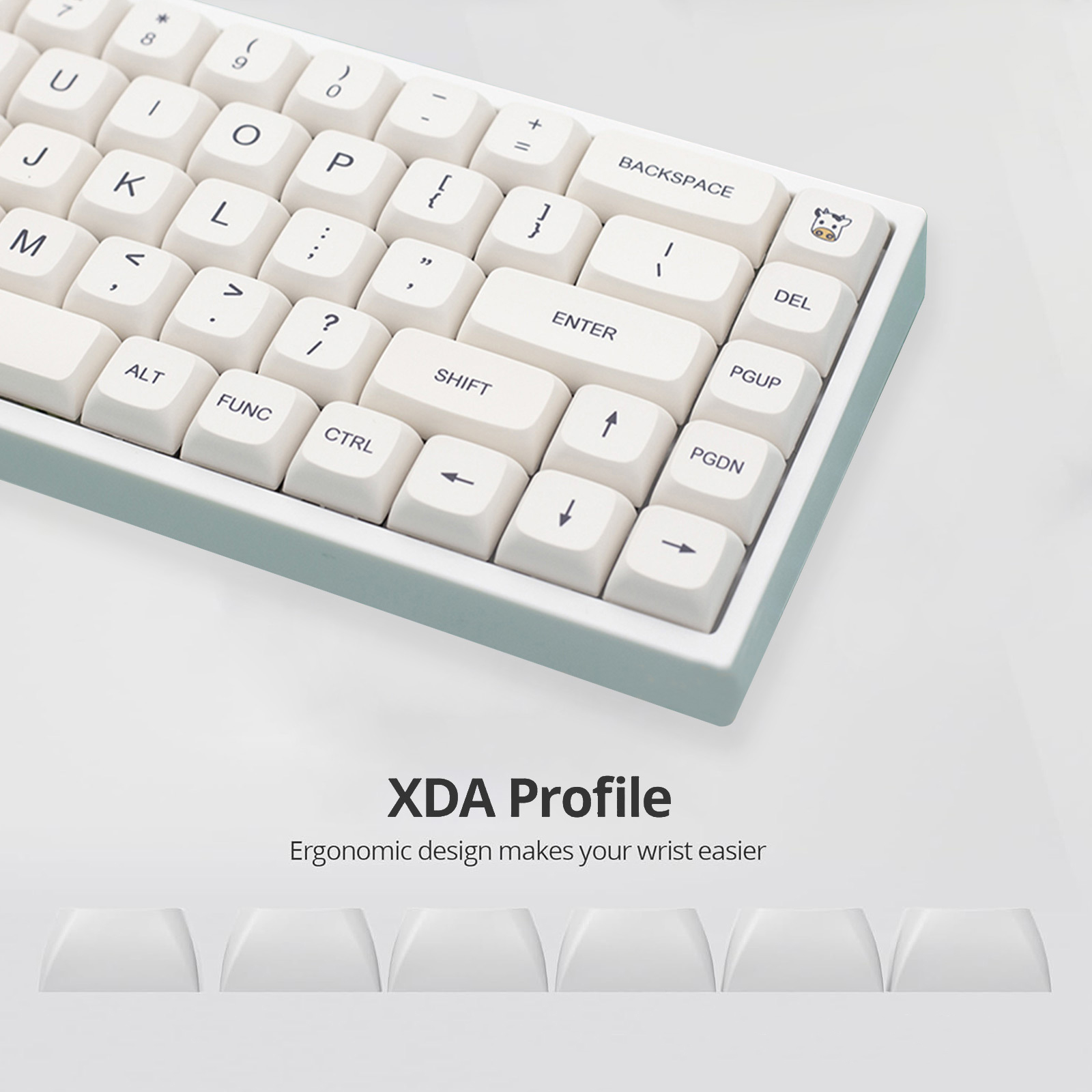 Minimalist White PBT Keycaps 1 - Retro Gaming Keycaps avaliação e preço