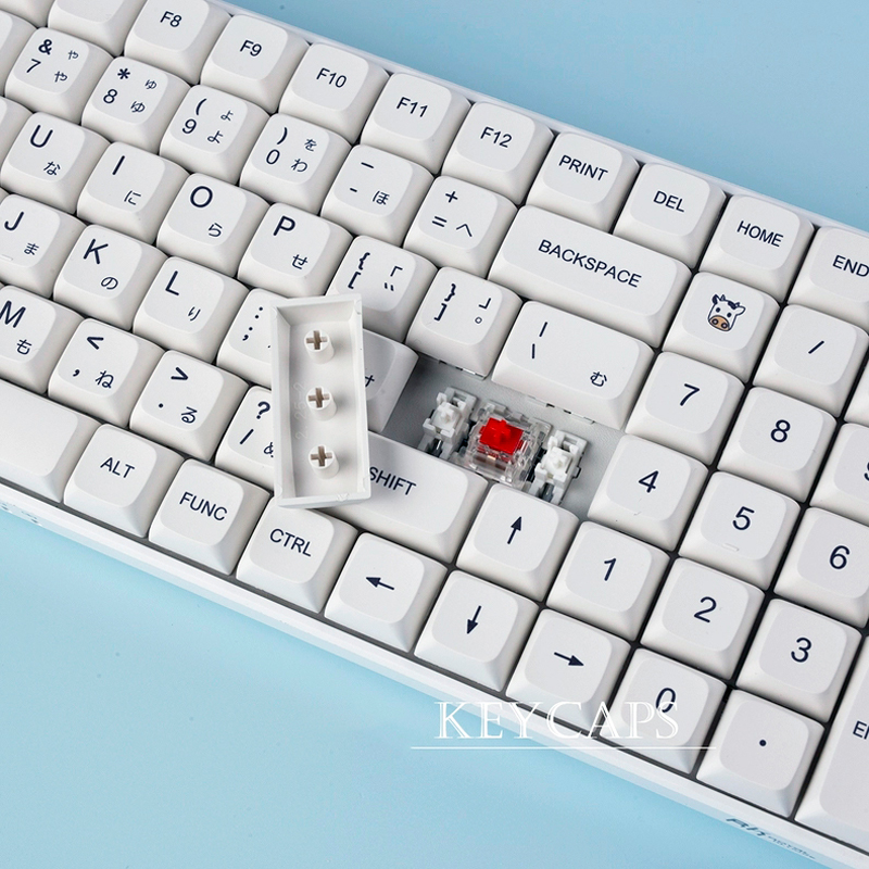 Minimalist White PBT Keycaps 1 - Retro Gaming Keycaps avaliação e preço