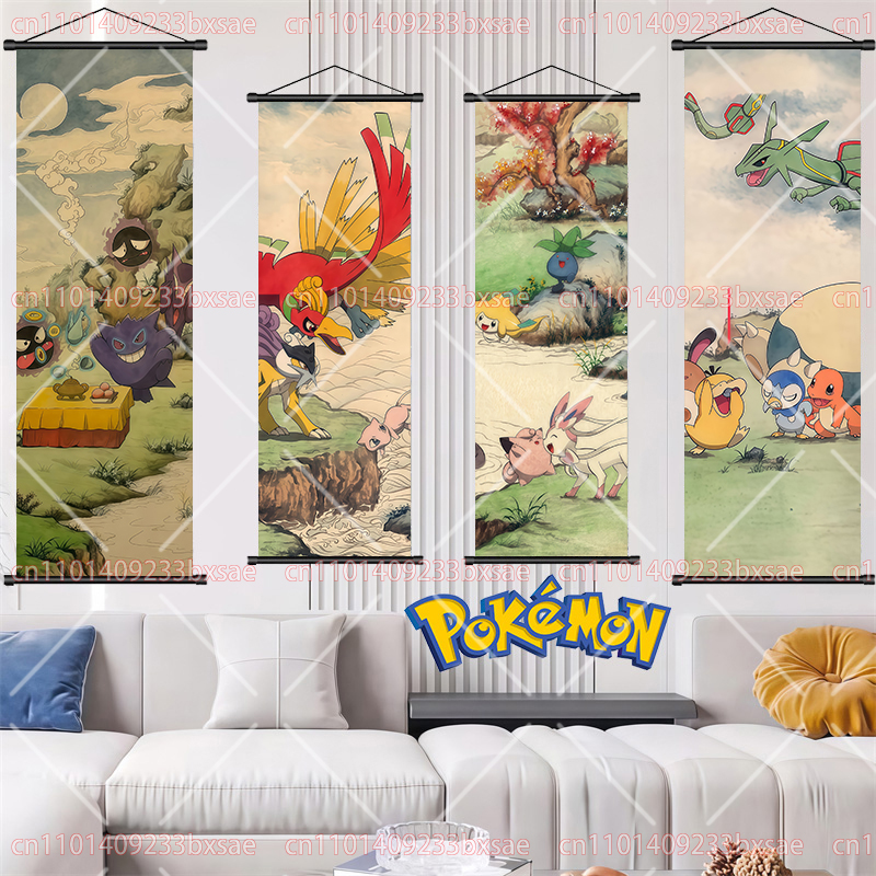 Pokémon Retro Scroll Painting  - Retro Gaming Room avaliação e preço