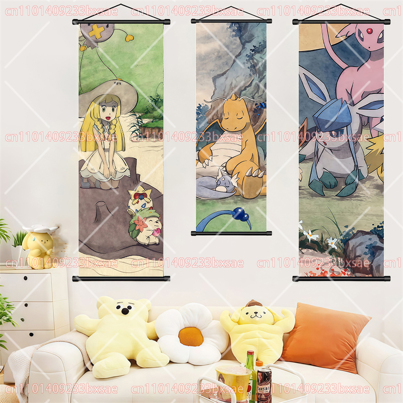 Pokémon Retro Scroll Painting  - Retro Gaming Room avaliação e preço