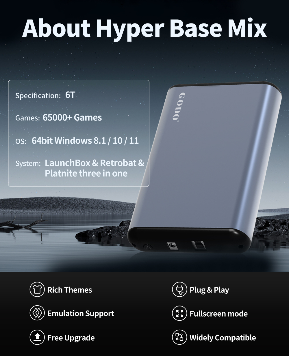 JMachen 6TB Portable Gaming HD - Retro Gaming Xbox avaliação e preço