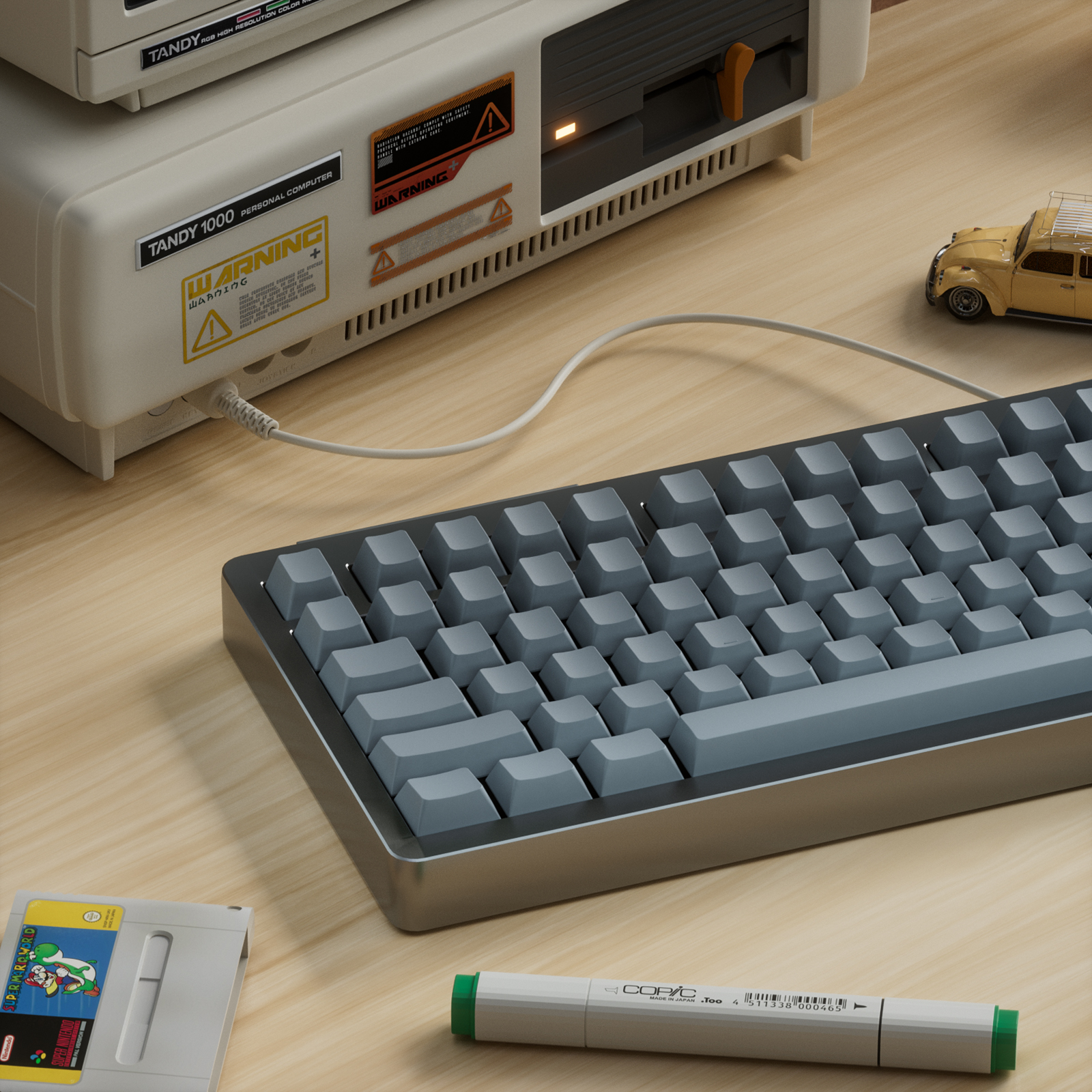 Mintcaps Blanks PBT Keycaps 14 - Retro Gaming Keycaps avaliação e preço