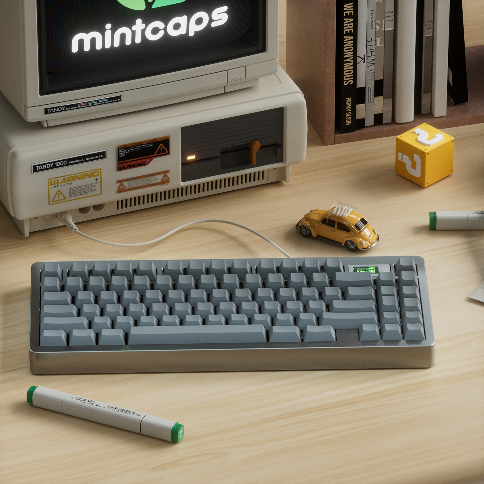 Mintcaps Blanks PBT Keycaps 14 - Retro Gaming Keycaps avaliação e preço