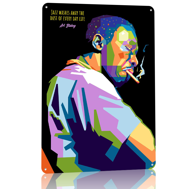 Art Blakey Printed Poster Cust - Retro Gaming Desk avaliação e preço