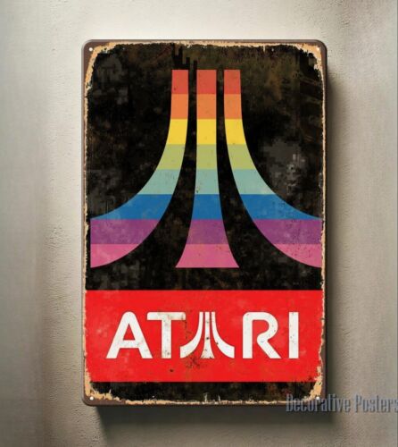1f,Retro Video Game Metal Post - Retro Gaming Videos avaliação e preço