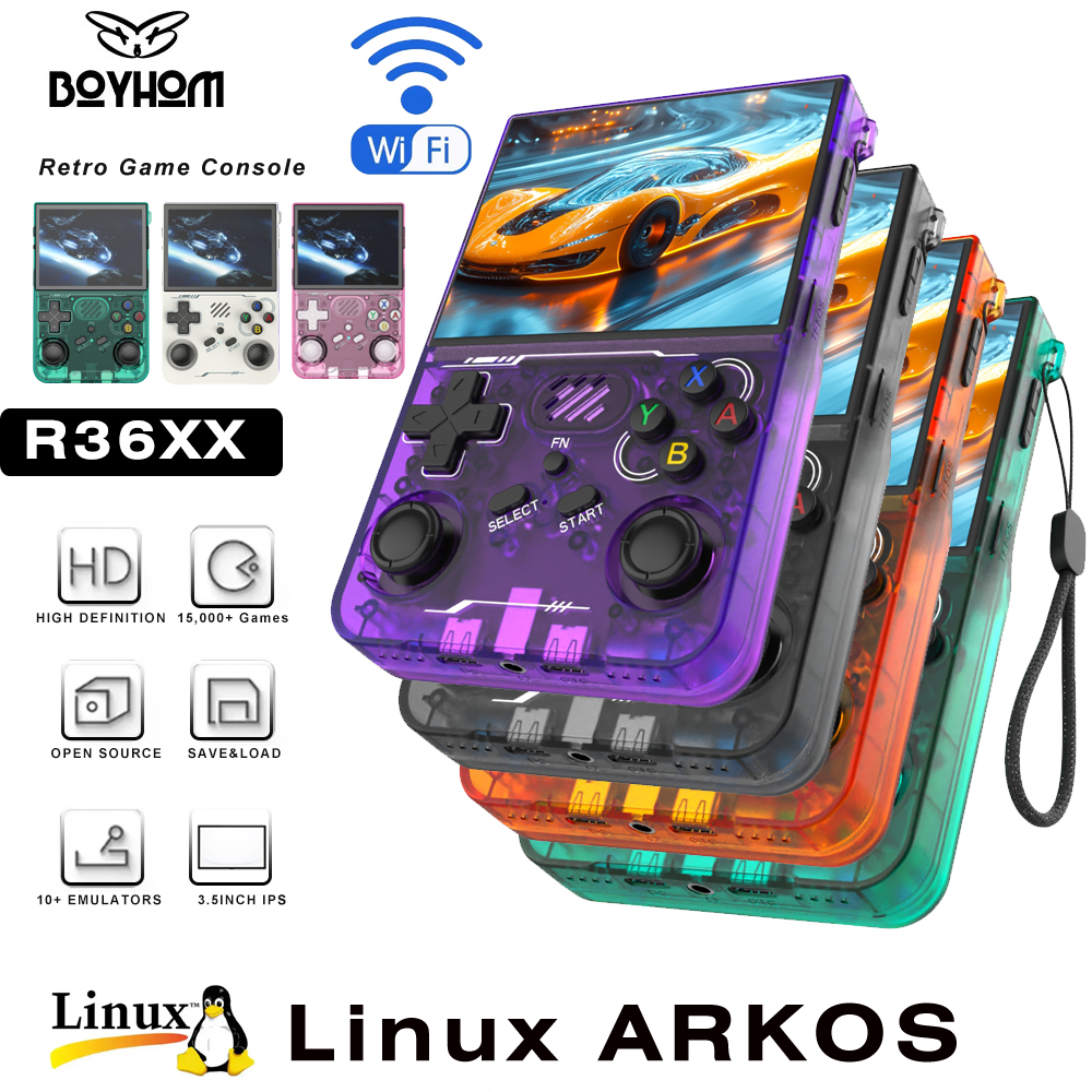 BOYHOM New R36XX Retro Handhel - Retro Gaming Linux avaliação e preço