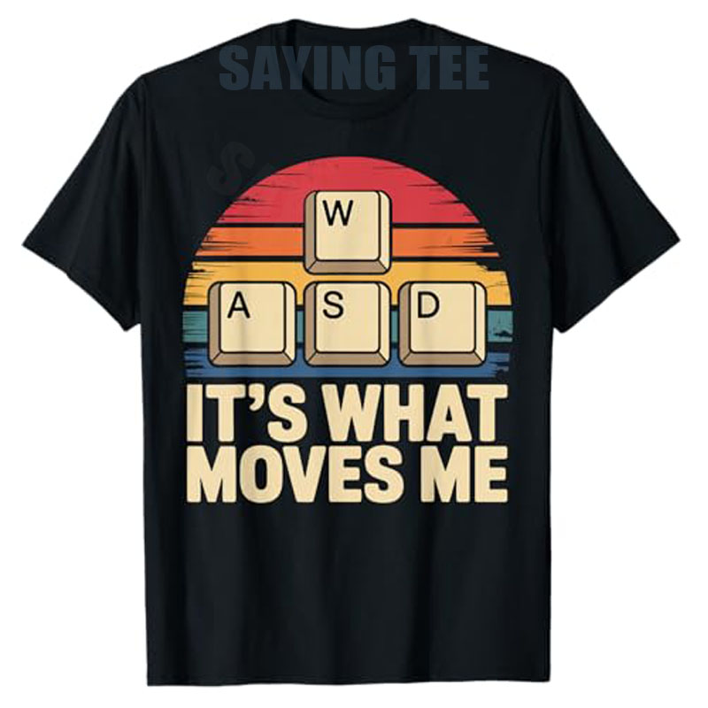 Retro WASD Gaming Keys Funny P - Retro Gaming Gifts For Men avaliação e preço