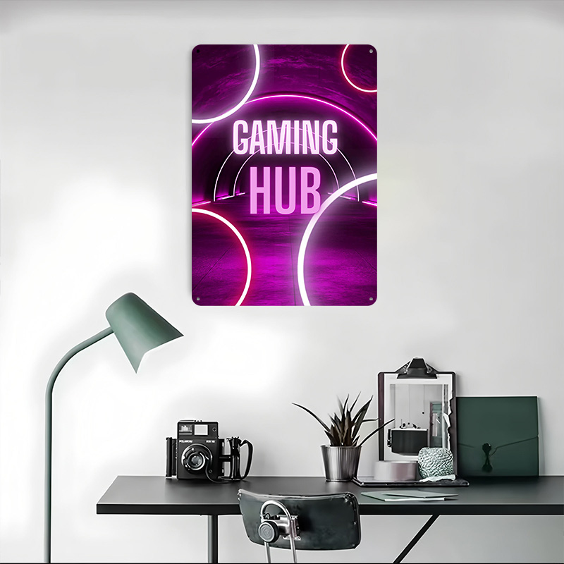 Gaming Hub Neon Tunnel Printed - Retro Gaming Hub avaliação e preço