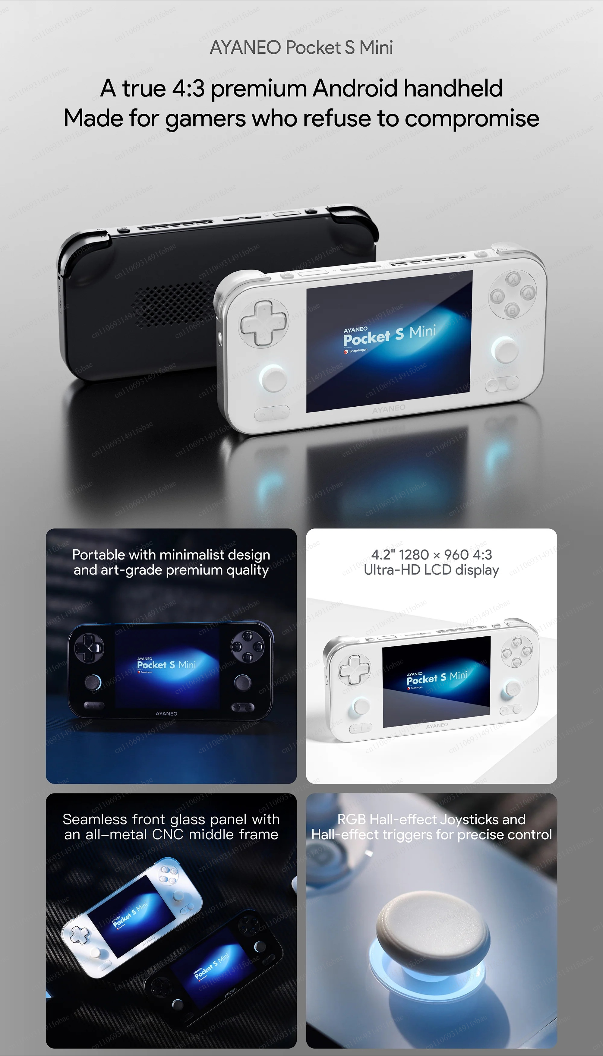 AYANEO Pocket S Mini Retro Han - Retro Gaming System avaliação e preço