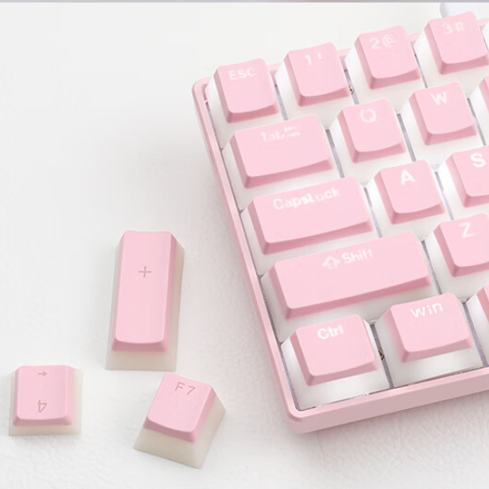 Newest 129Keys Pudding Keycap  - Retro Gaming Keycaps avaliação e preço