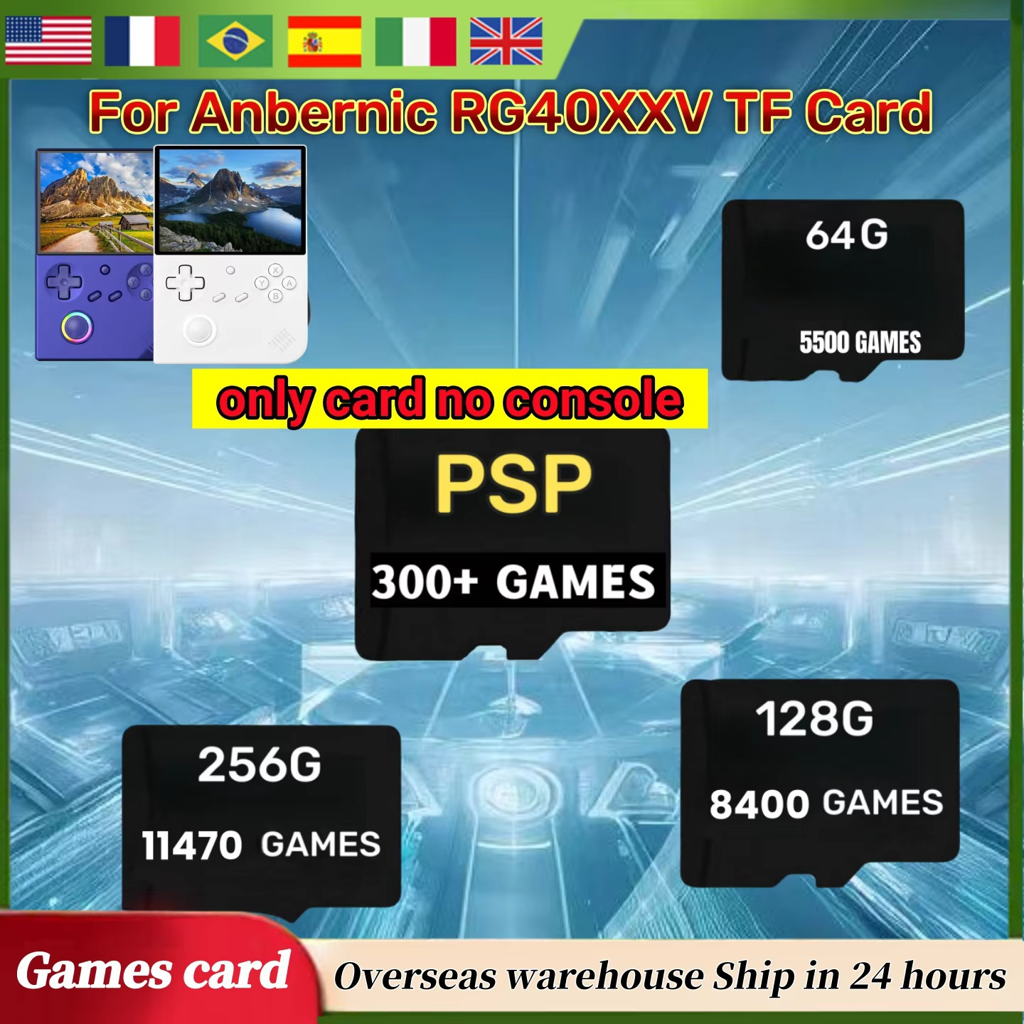 For Anbernic RG 40XXV TF Card  - Retro Gaming System avaliação e preço