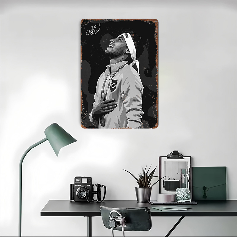 Neymar Jr. Portrait Poster Cus - Retro Gaming Desk avaliação e preço