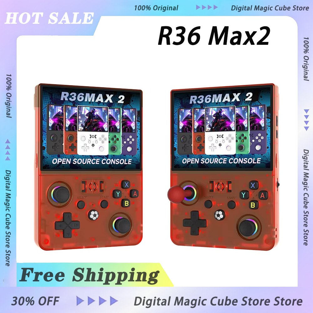 R36 Max2 Linux System Handheld - Retro Gaming Linux avaliação e preço