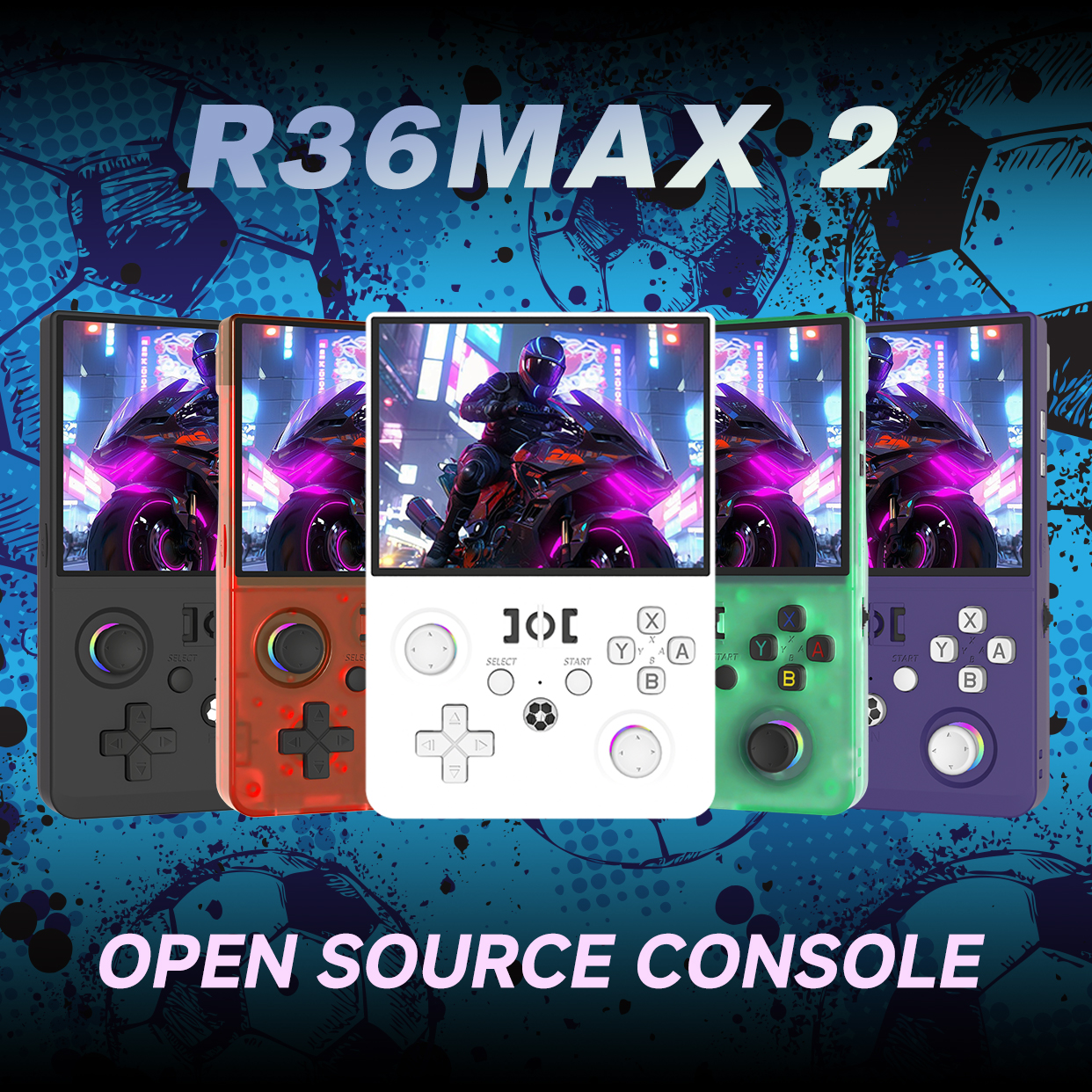 R36 Max2 Linux System Handheld - Retro Gaming Linux avaliação e preço