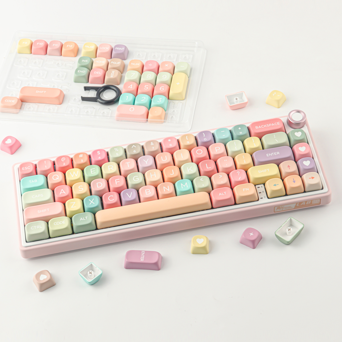GMK Candy Keycaps Set 126 Keys - Retro Gaming Keycaps avaliação e preço