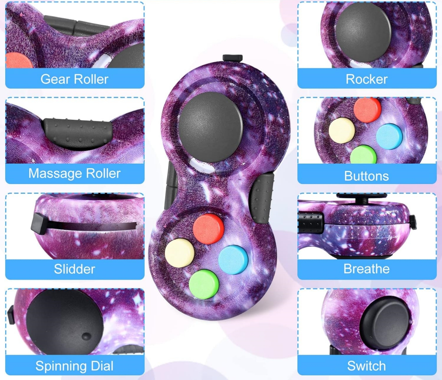 Fidget Pad Retro Classic Fidge - Console Retro Gaming Portable avaliação e preço