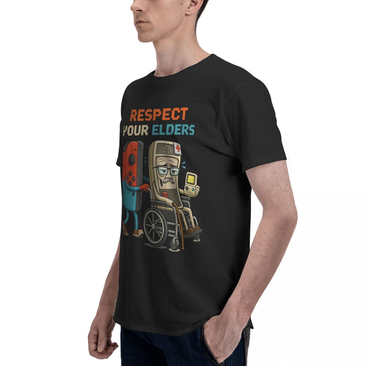 Men Respect Your Elders Gaming - Retro Gaming Gifts For Men avaliação e preço