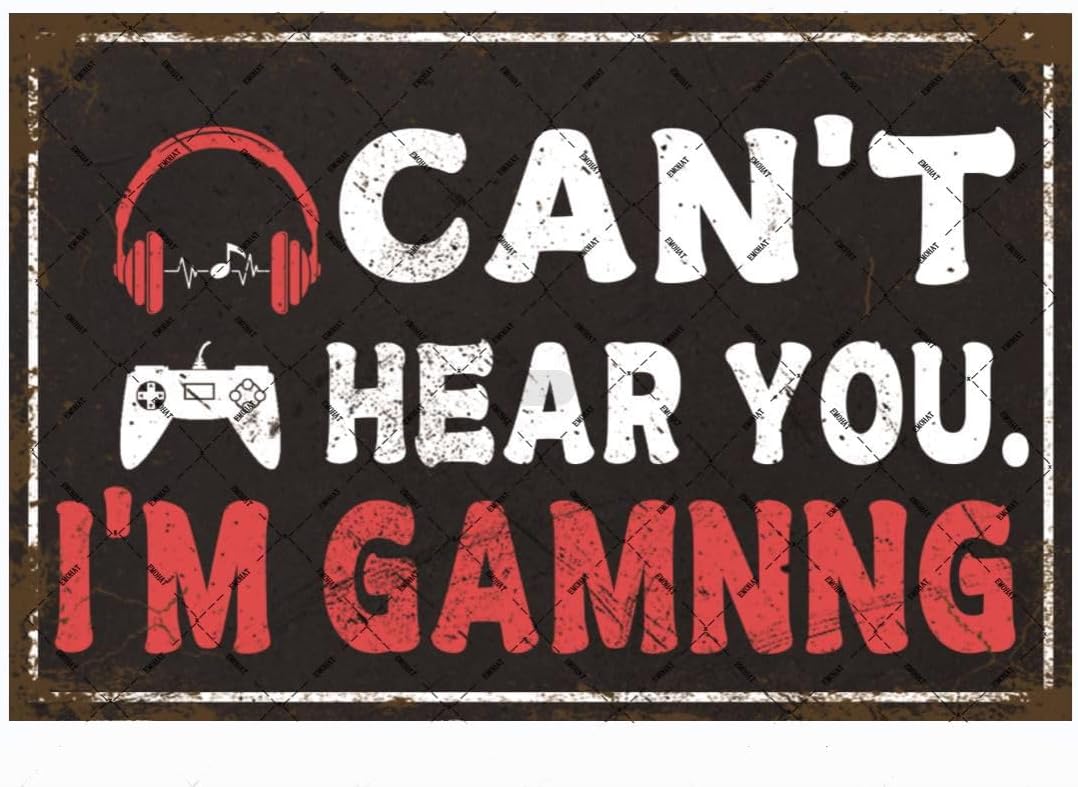 EMOHAT Game Room Metal Tin Sig - Retro Gaming Room avaliação e preço