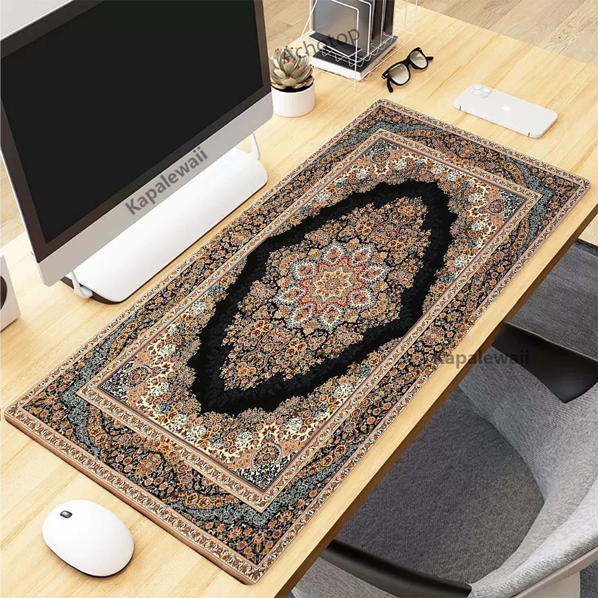 Retro Persian Carpet Mouse Pad - Retro Gaming Desk avaliação e preço