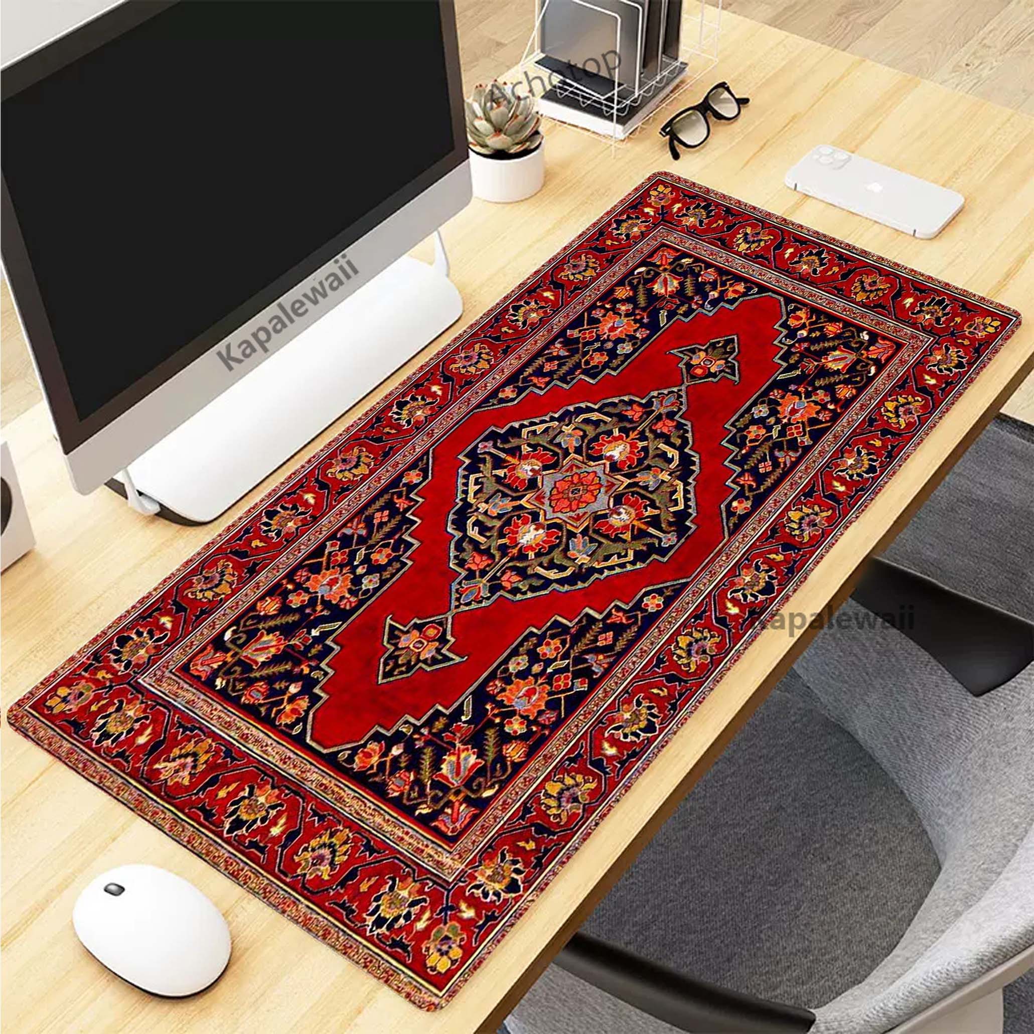 Retro Persian Carpet Mouse Pad - Retro Gaming Desk avaliação e preço