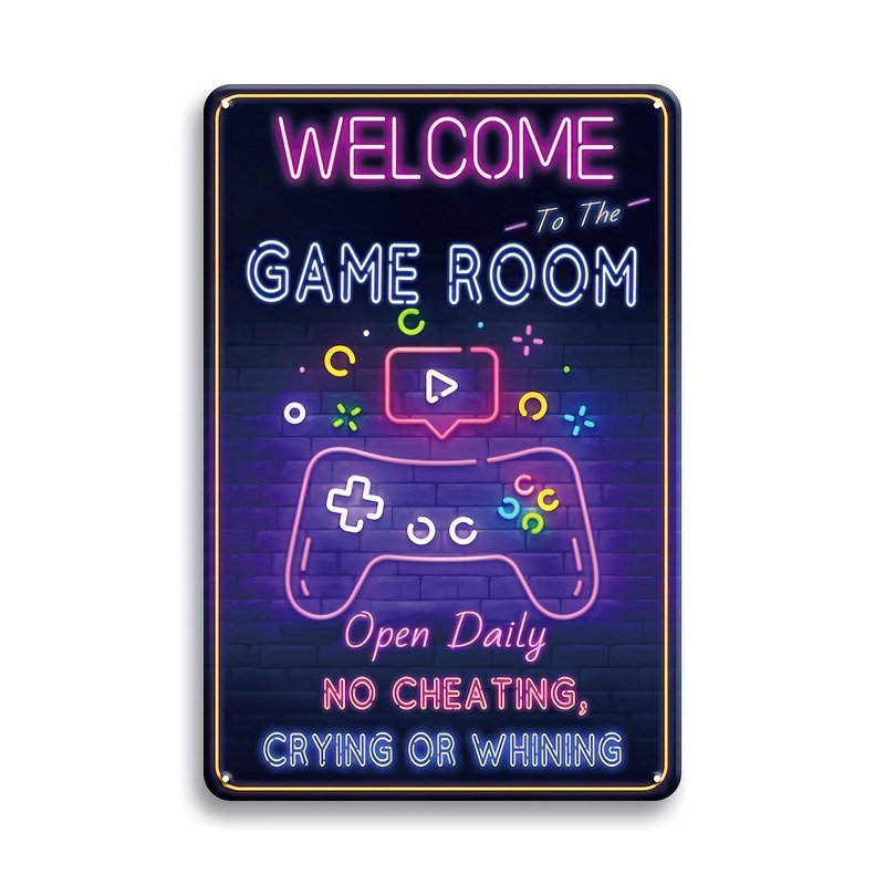 Welcome to the Game Room Metal - Retro Gaming Room avaliação e preço