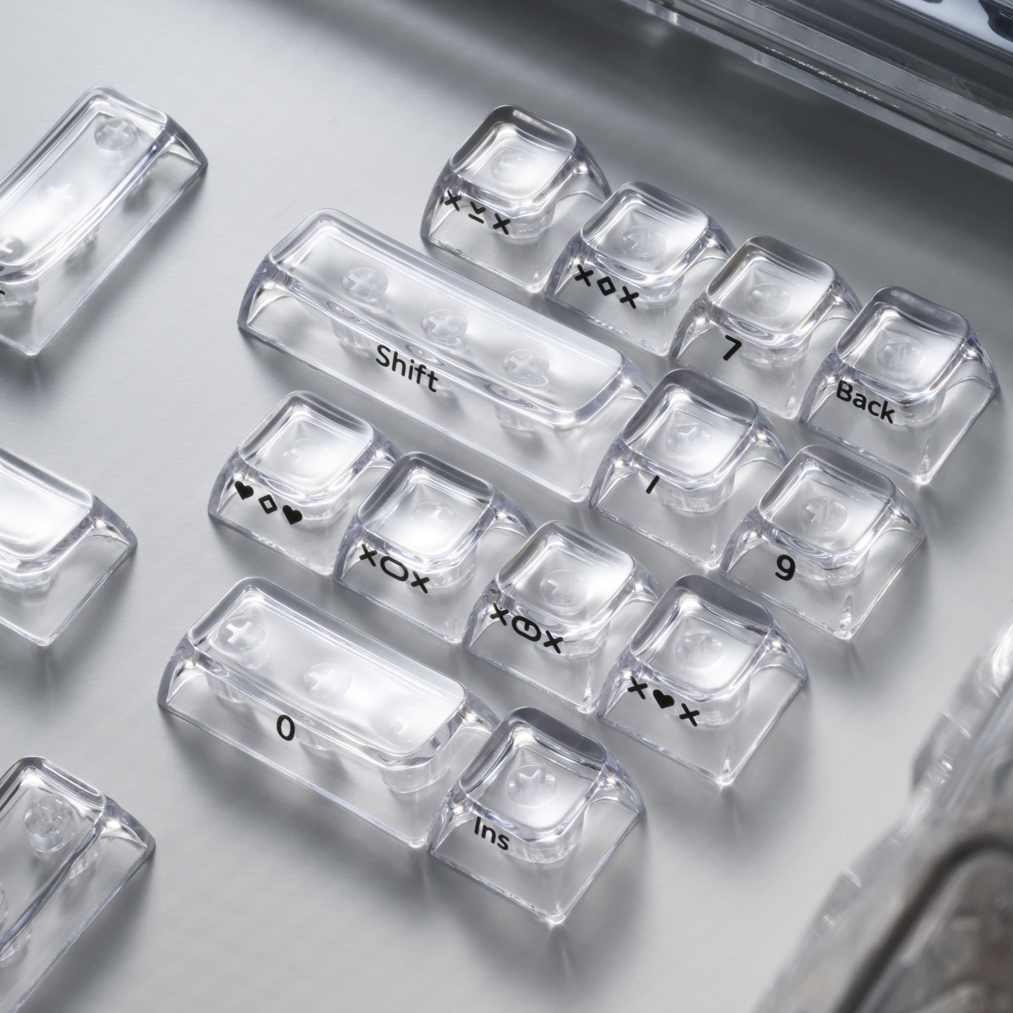 XVX Crystal Transparent SA Pro - Retro Gaming Keycaps avaliação e preço