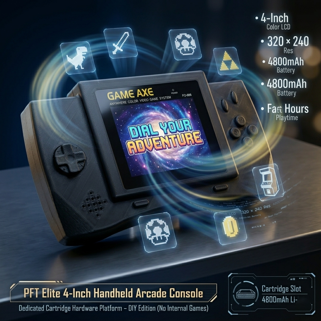 PFT Elite 4-Inch Handheld Arca - Console Retro Gaming Portable avaliação e preço