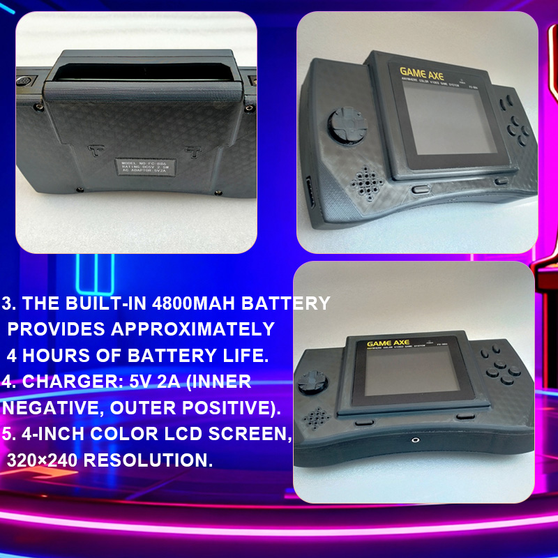 PFT Elite 4-Inch Handheld Arca - Console Retro Gaming Portable avaliação e preço
