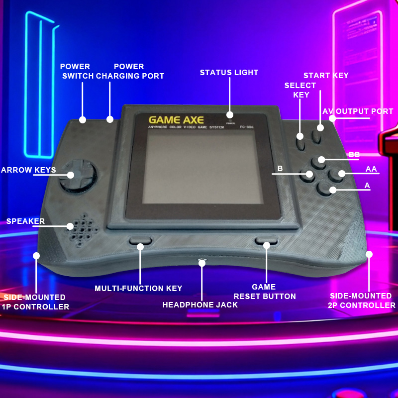 PFT Elite 4-Inch Handheld Arca - Console Retro Gaming Portable avaliação e preço