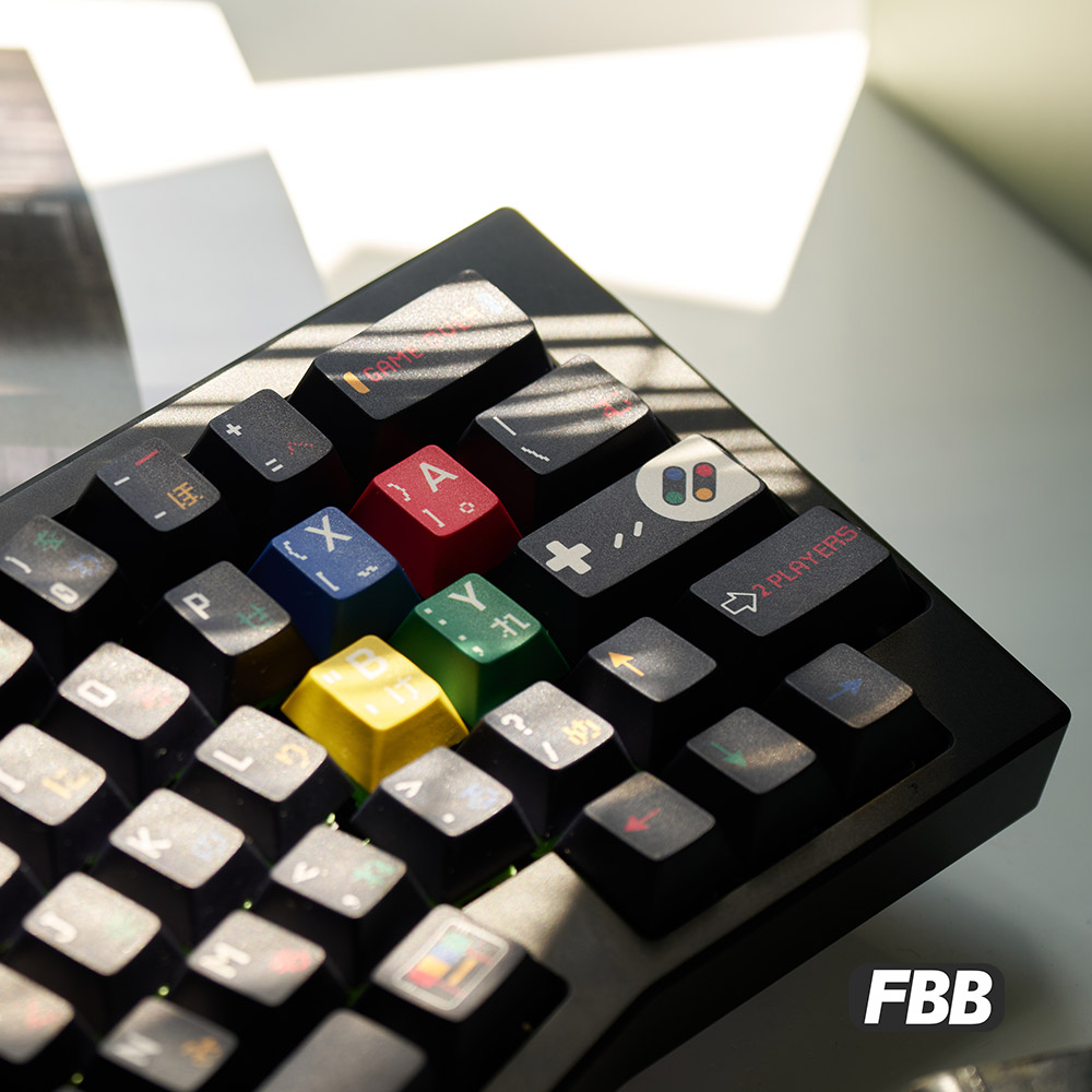 FBB Keycaps SFC 1990 171keys P - Retro Gaming Keycaps avaliação e preço