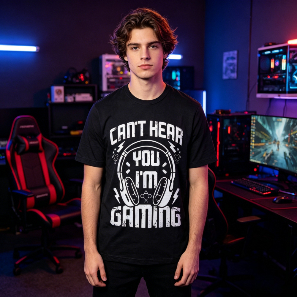 Can't Hear You I'm Gaming T-Sh - Retro Gaming Gifts For Men avaliação e preço