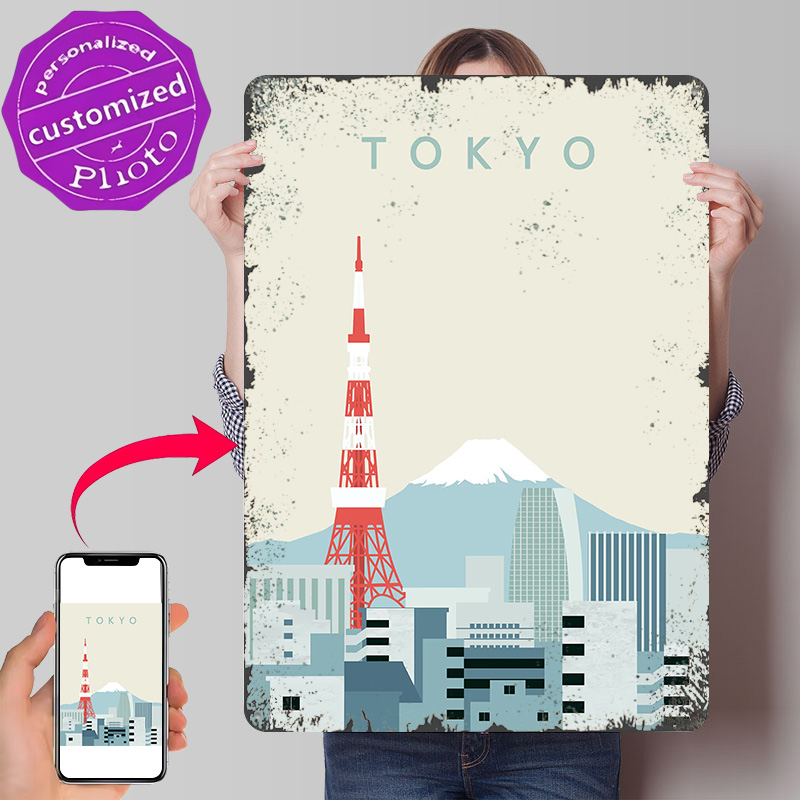 Tokyo Poster Retro 3D Printed  - Retro Gaming Gifts For Men avaliação e preço