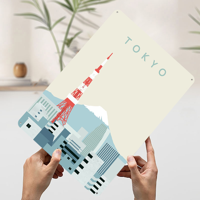 Tokyo Poster Retro 3D Printed  - Retro Gaming Gifts For Men avaliação e preço