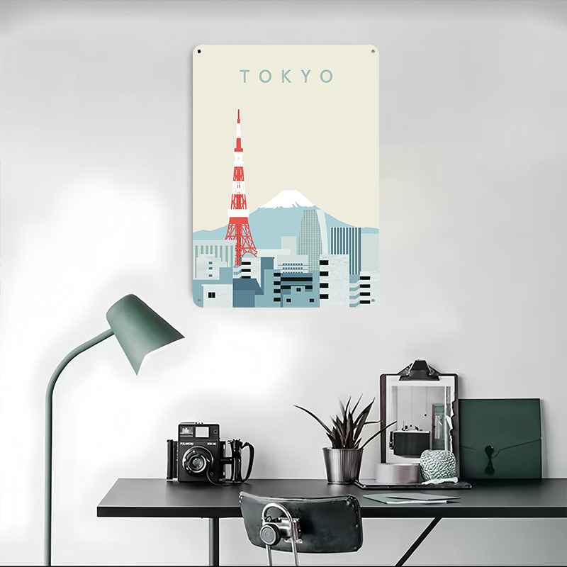 Tokyo Poster Retro 3D Printed  - Retro Gaming Gifts For Men avaliação e preço