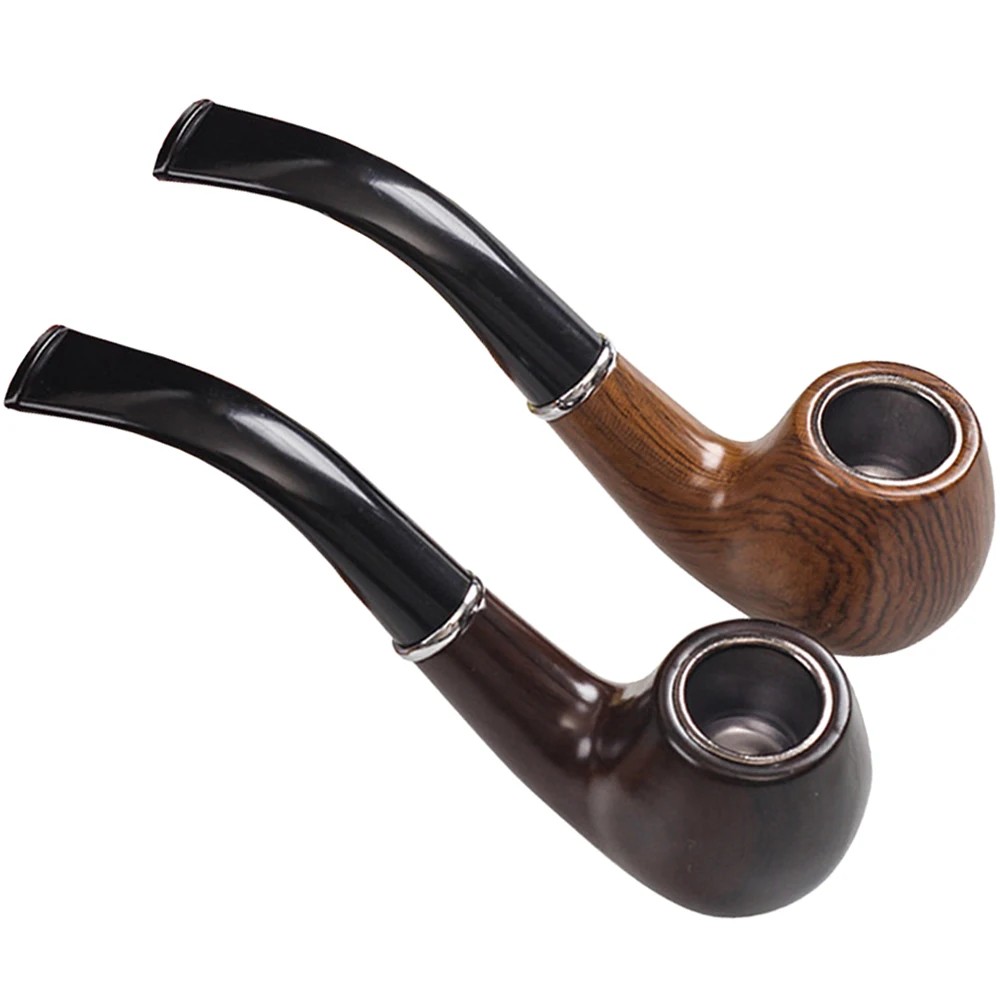 Retro Resin Ebony Smoking Pipe - Console Retro Gaming Portable avaliação e preço