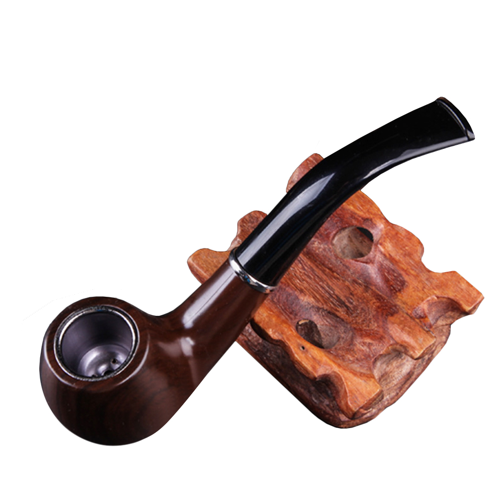 Retro Resin Ebony Smoking Pipe - Console Retro Gaming Portable avaliação e preço