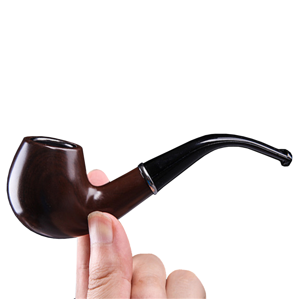 Retro Resin Ebony Smoking Pipe - Console Retro Gaming Portable avaliação e preço