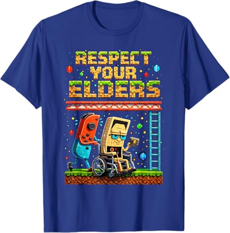 Respect Your Elders Retro Gami - Retro Gaming Gifts For Men avaliação e preço