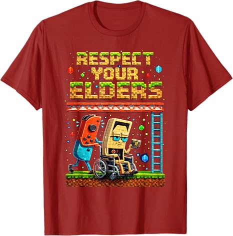 Respect Your Elders Retro Gami - Retro Gaming Gifts For Men avaliação e preço
